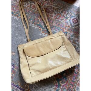 Genuine leather yellow purse
